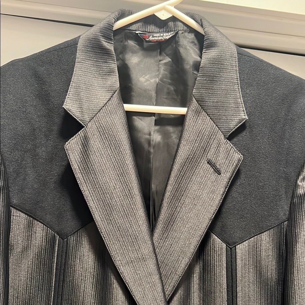 Larry Mahans Cowboy collection Black Blazer